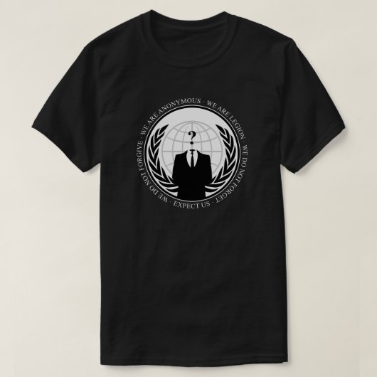 Wir sind Anonymous T-Shirt (Design vorne)