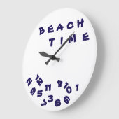 "WIR SIND AUF ***BEACH TIME*** MIT DIESEM COOLEN C GROßE WANDUHR (Winkel)