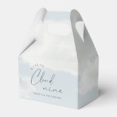 Wir sind auf Cloud 9 Baby Duschgeschenk Geschenkschachtel (Rückseite)