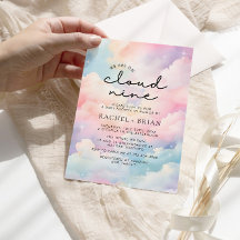 Wir sind auf Cloud 9 Babydusche