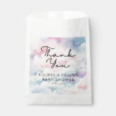 Wir sind auf Cloud 9 Babydusche Geschenktütchen (Vorderseite)