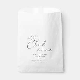 Wir sind auf Cloud 9 Babydusche Geschenktütchen