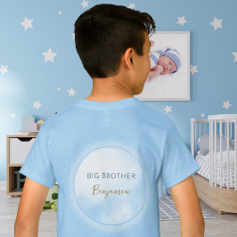 Wir sind auf Cloud 9 Blue Big Brother Niedlich Bab T-Shirt