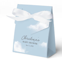 Wir sind auf Cloud 9 Blue Boy Baby Shower