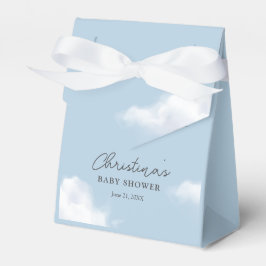 Wir sind auf Cloud 9 Blue Boy Baby Shower Geschenkschachtel
