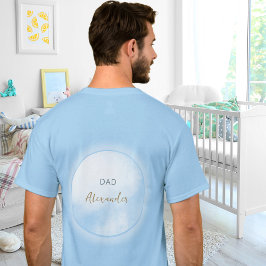 Wir sind auf Cloud 9 Blue Vater um Baby Shower zu T-Shirt