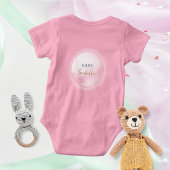 Wir sind auf Cloud 9 Neugeborene Girl Pink Baby Sh Baby Strampler