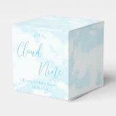 Wir sind auf Cloud Nine Baby Dusche Geschenkschachtel (Vorderseite)