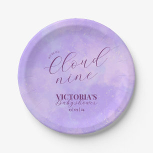 Wir sind auf Cloud Nine Baby Dusche Pappteller