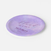 Wir sind auf Cloud Nine Baby Dusche Pappteller (Schrägansicht)