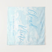 Wir sind auf Cloud Nine Baby Dusche Wandteppich (Vorderseite (Horizontal))