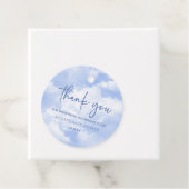 Wir sind auf Cloud Nine Blue Baby Dusche Geschenkanhänger (Beispiel)