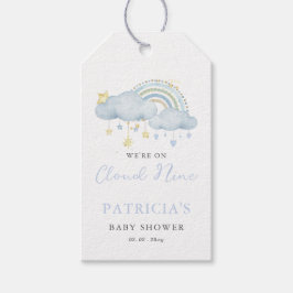 Wir sind auf Cloud Nine Boy Baby Dusche Geschenkanhänger