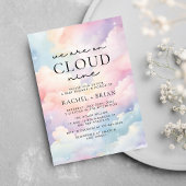 Wir sind auf Cloud Nine Dreamy Sky Baby Shower Einladung
