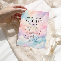 Wir sind auf Cloud Nine Dreamy Sky Baby Shower