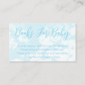 Wir sind auf dem Cloud Nine Book for Baby Shower Begleitkarte (Vorderseite)