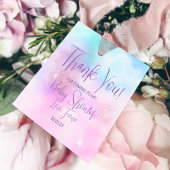 Wir sind auf der Cloud Nine Girl Baby Shower. Geschenkanhänger