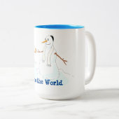 WIR SIND AUF DER WELT! ZWEIFARBIGE TASSE (VorderseiteRechts)