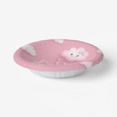 Wir sind auf der Wolke neun niedlich lächelnde Wol Pappteller (Gewinkelt)