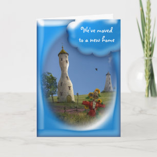 Wir sind auf eine neue Zuhause umgezogen - Card Ankündigung