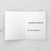 Wir sind auf grünere Weiden umgezogen Ankündigung (Innenseite)