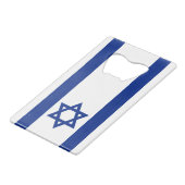 Wir sind auf Wunder angewiesen Kreditkarten Flaschenöffner (Rückseite Schrägansicht)