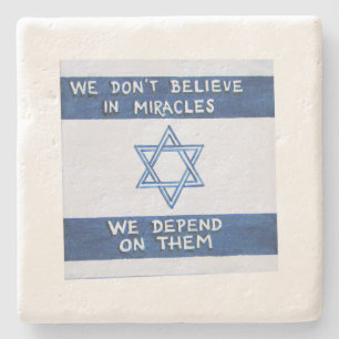 Wir sind auf Wunder angewiesen Steinuntersetzer