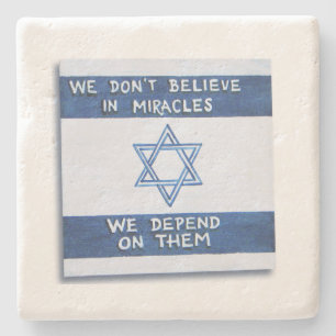 Wir sind auf Wunder angewiesen Steinuntersetzer