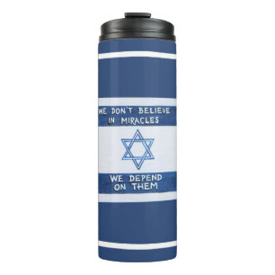 Wir sind auf Wunder angewiesen Thermosbecher