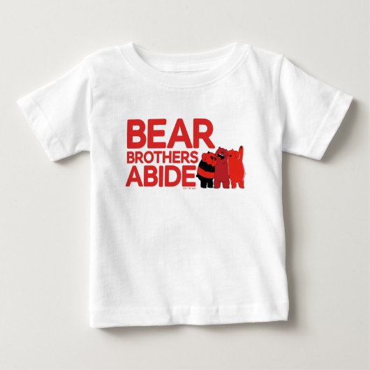 Wir sind Bären - Bärenbrüder leben Baby T-shirt (Vorderseite)