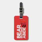 Wir sind Bären - Bärenbrüder leben Gepäckanhänger (Vorderseite vertikal)