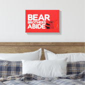 Wir sind Bären - Bärenbrüder leben Leinwanddruck (Insitu (Schlafzimmer))