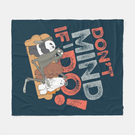 Wir sind Bären & Charlie - nichts dagegen, wenn ic Fleecedecke (Vorderseite (Horizontal))