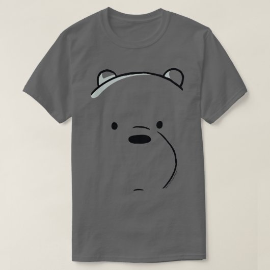 Wir sind Bären Eisbär große Gesicht T-Shirt (Design vorne)