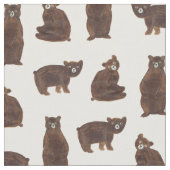 Wir sind Bären Stoff (Nahaufnahme)