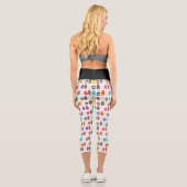 Wir sind Bärenbären bunten Bärenmustern Capri Leggings (Rückseite)