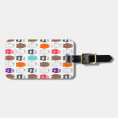 Wir sind Bärenbären bunten Bärenmustern Gepäckanhänger (Vorderseite horizontal)