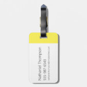 Wir sind Bärenbären bunten Bärenmustern Gepäckanhänger (Rückseite vertikal)