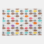 Wir sind Bärenbären bunten Bärenmustern Geschirrtuch (Horizontal)