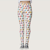 Wir sind Bärenbären bunten Bärenmustern Leggings (Vorderseite)
