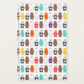 Wir sind Bärenbären bunten Bärenmustern Planer (Vorderseite)