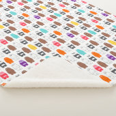 Wir sind Bärenbären bunten Bärenmustern Sherpadecke (3/4)