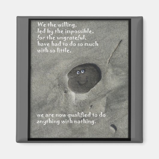 Wir sind bereit magnet (Vorne)