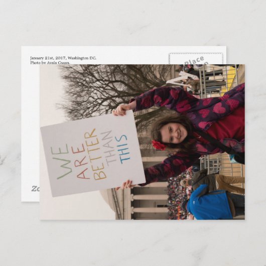 Wir sind besser als diese Postkarte (Vorne/Hinten)