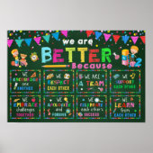 Wir sind besser Klassenzimmer Poster (Vorne)