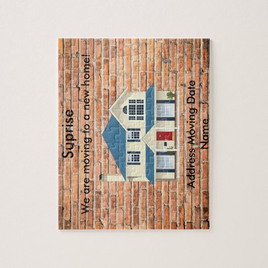 Wir sind bewegliche Zuhauseüberraschung des neuen Puzzle (Vertikal)