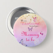 Wir sind bezaubert, Sie mit einer Schmetterlingswa Button (Vorne & Hinten)