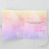 Wir sind bezaubert, Sie mit einer Schmetterlingswa Dankeskarte (Innenseite)