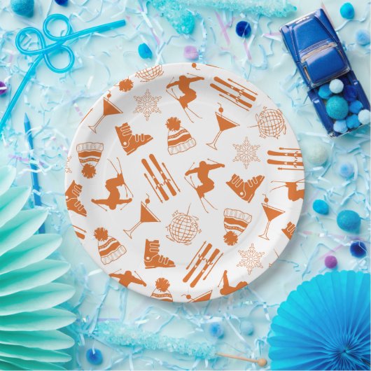 Wir sind bis zum Schnee gut Bachelorette Pappteller (Party)