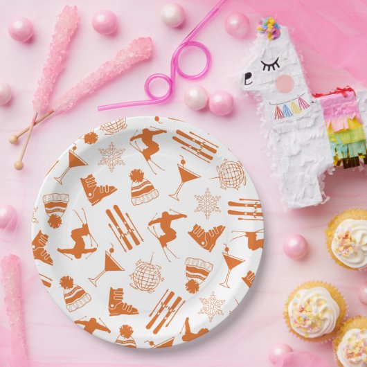 Wir sind bis zum Schnee gut Bachelorette Pappteller (Party)